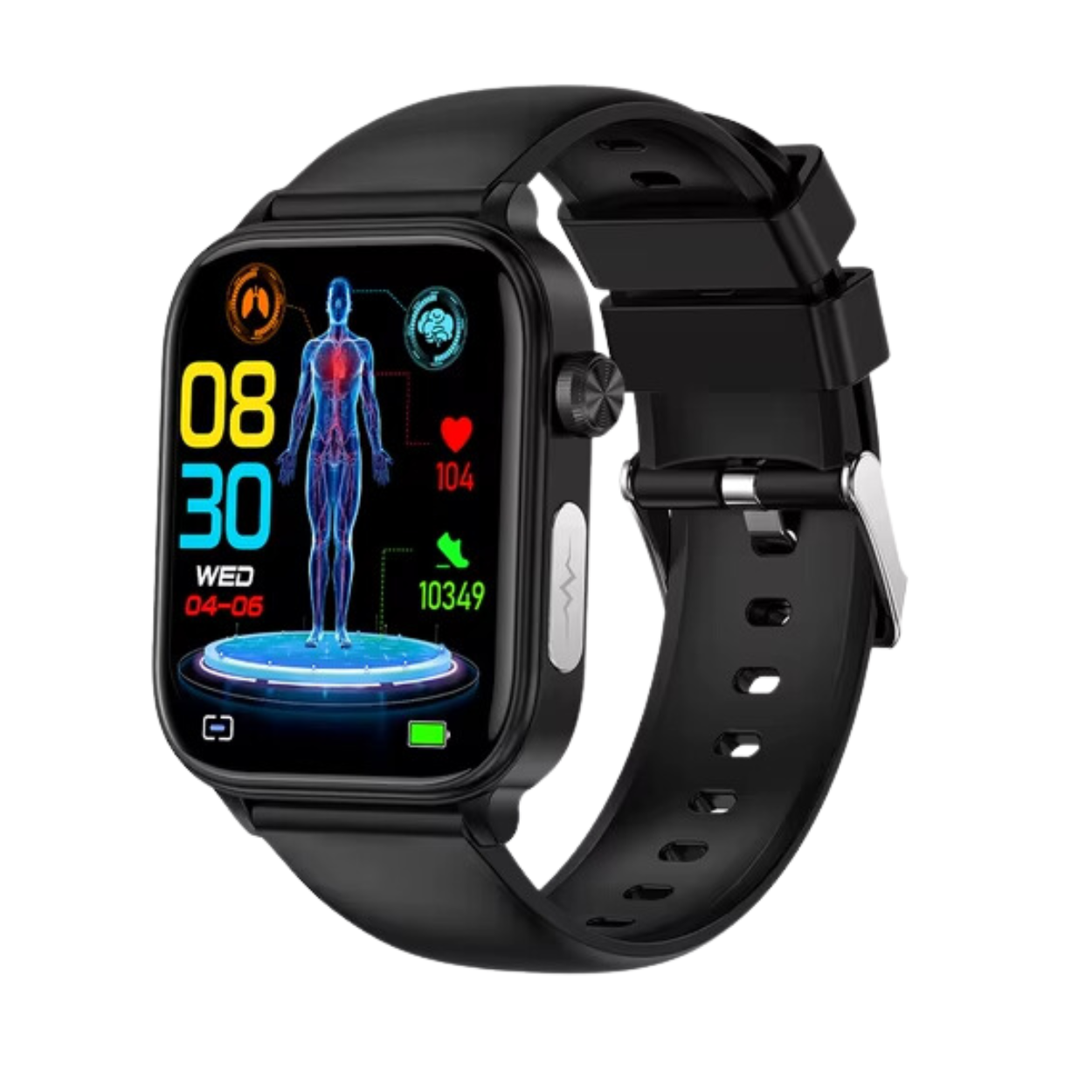 Smartwatch Fitness z EKG i Monitorowaniem Zdrowia