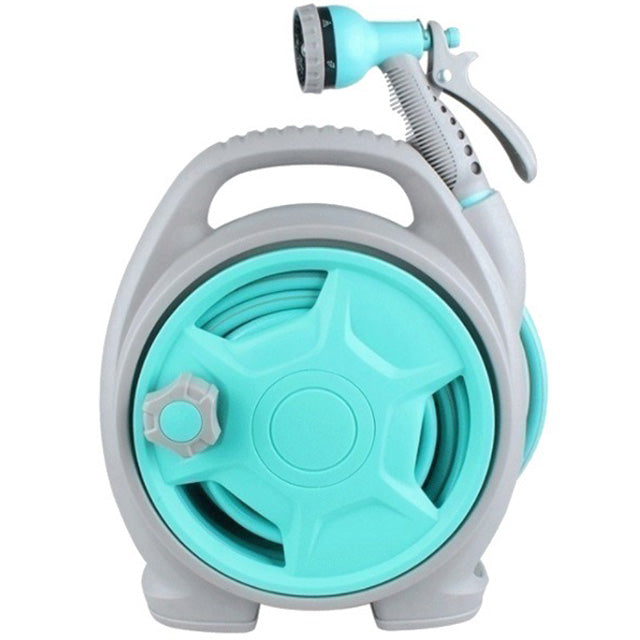 Tuyau d'Arrosage Compact avec Bobine et Pistolet Universel - Santeova