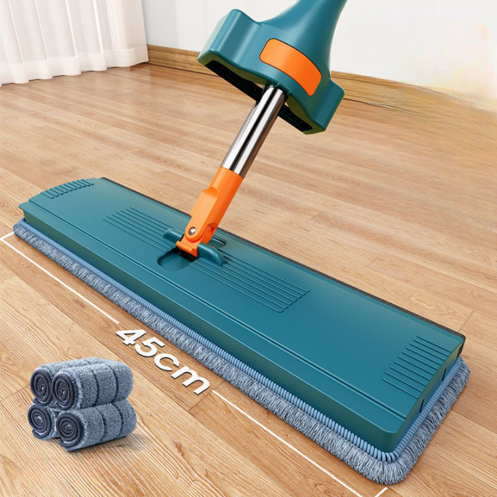 Ultrachłonna mikrofibrowa mop z 4 darmowymi mopami