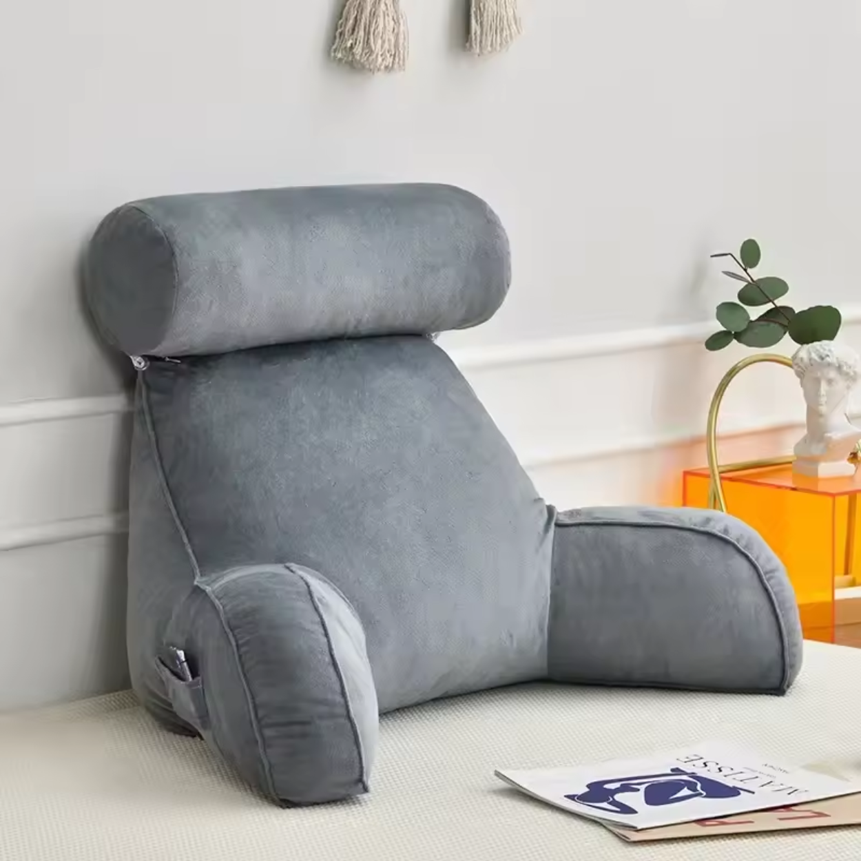 Ergonomiczna Poduszka do Czytania z Pamięcią Kształtu
