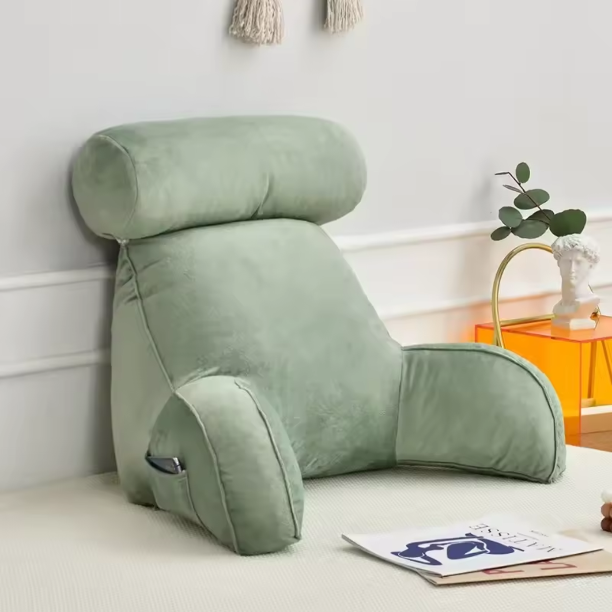 Ergonomiczna Poduszka do Czytania z Pamięcią Kształtu