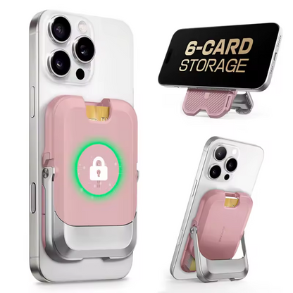 Magnetyczny Portfel na iPhone z 6 Miejscami na Karty