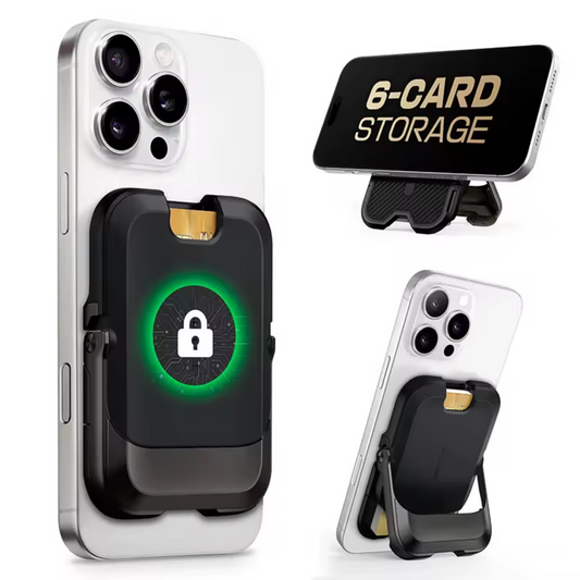 Portefeuille iPhone Magnétique avec 6 Emplacements Cartes - Marcherelle