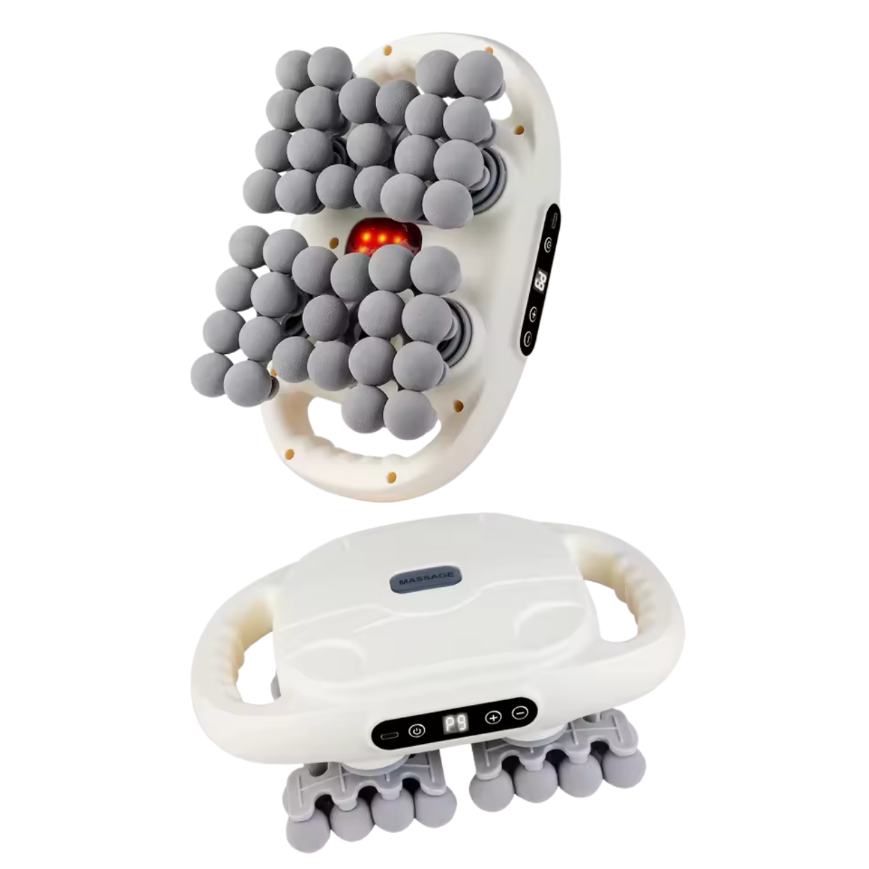 Profesjonalny pistolet do masażu mięśni z 6 regulowanymi głowicami, mocny