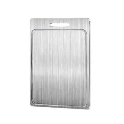 Dwustronna Higieniczna Deska do Krojenia ze Stali Nierdzewnej
