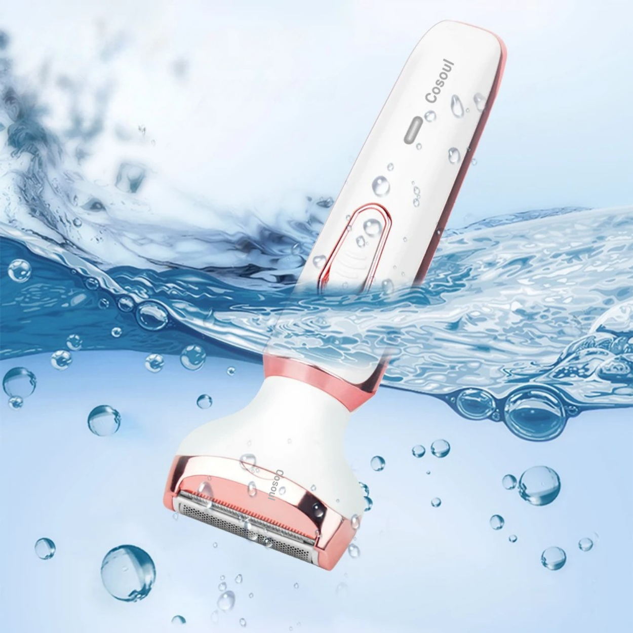 Elektryczna maszynka do golenia 4 w 1 z grzebieniem i trymerem