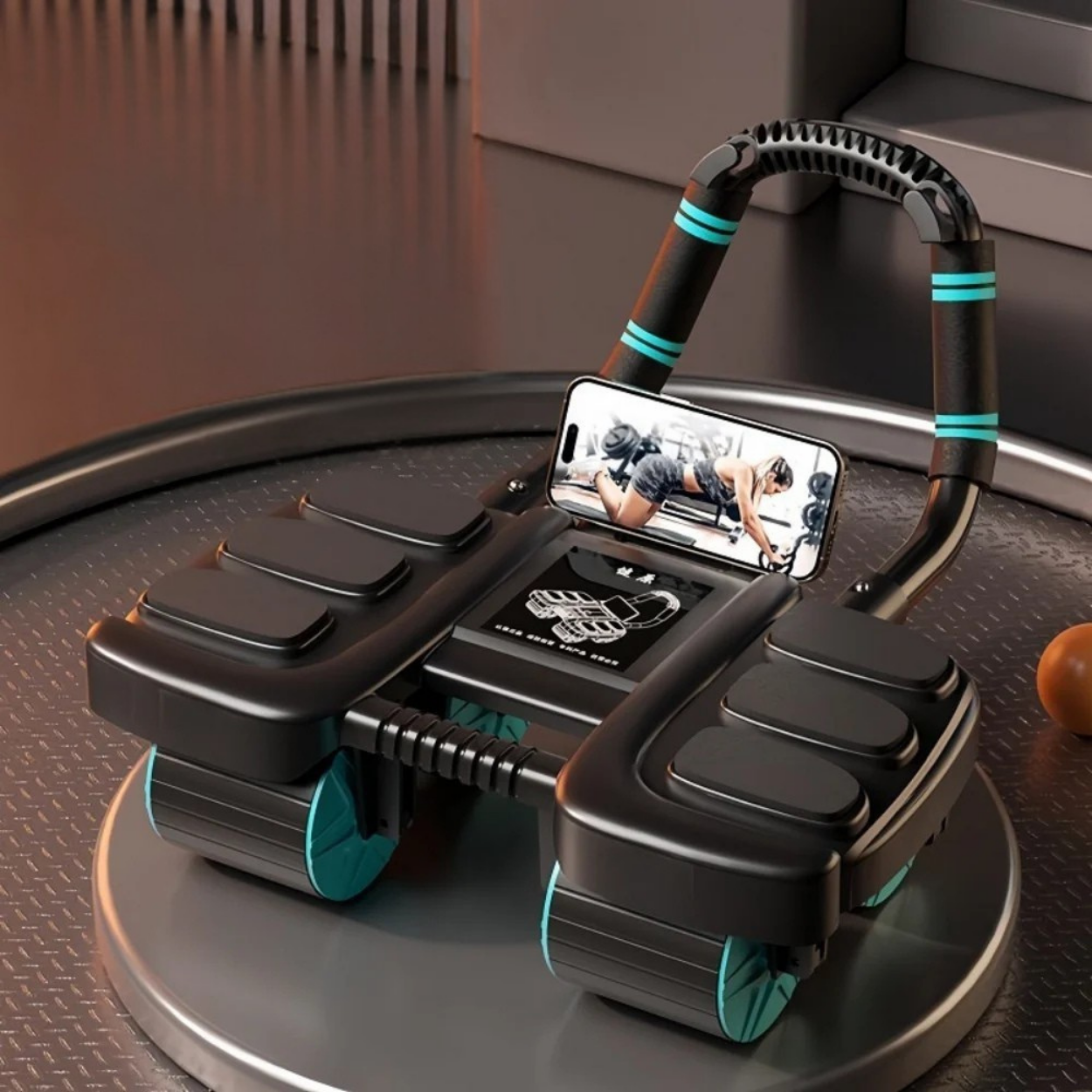 Koło Brzuszne na Kółkach z Automatycznym Odbiciem