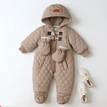 Combinaison Bébé Douce en Velour - Santeova