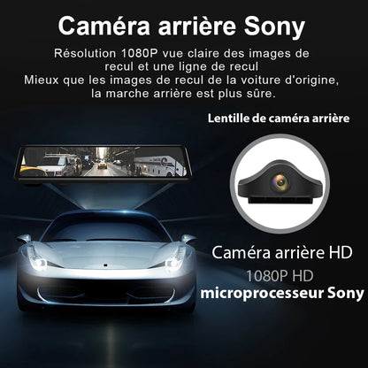 Lusterko Wsteczne z Kamerą 4K z GPS i Nagrywaniem