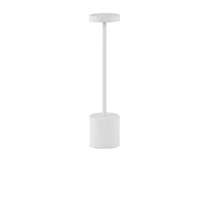 Elegancka lampa biurkowa kremowo-biała