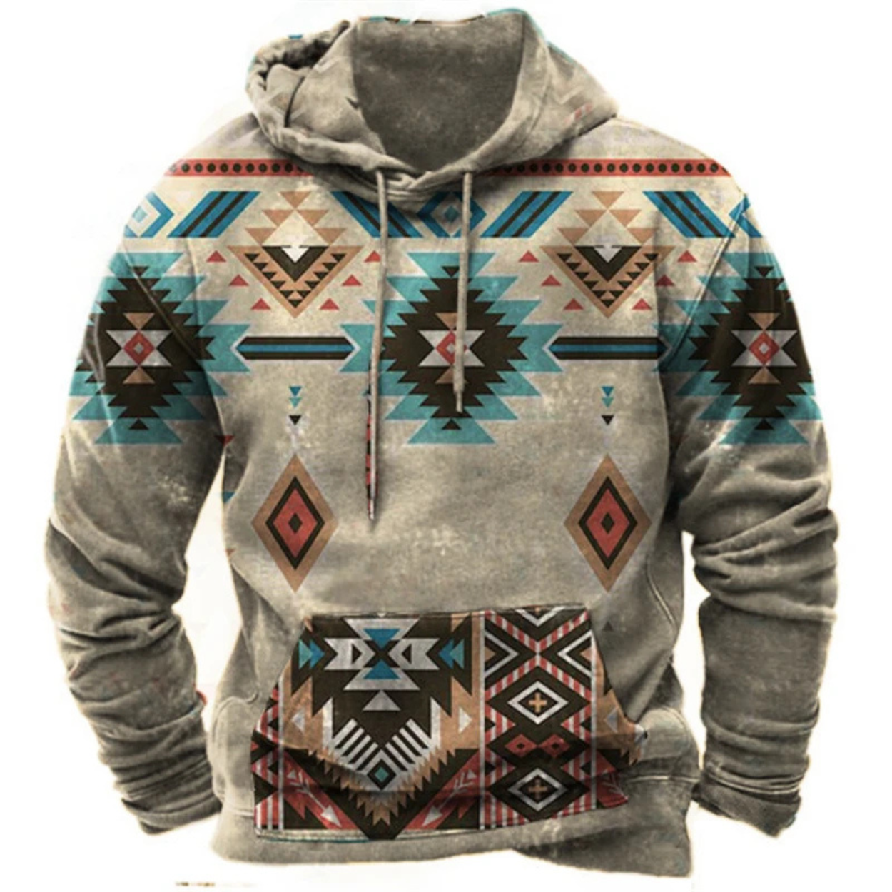 Kolorowa i Wygodna Bluza z Kapturem Streetwear z Nadrukiem