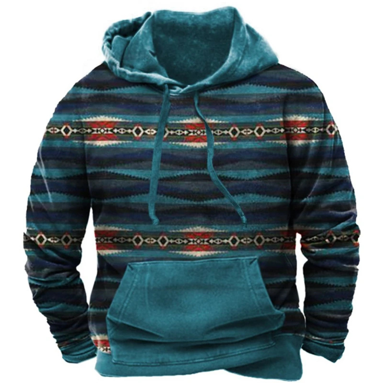 Kolorowa i Wygodna Bluza z Kapturem Streetwear z Nadrukiem