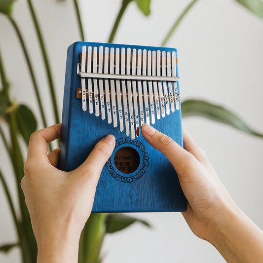 Kalimba En Bois Massif 17 Touches Résonance Naturelle - Foivo