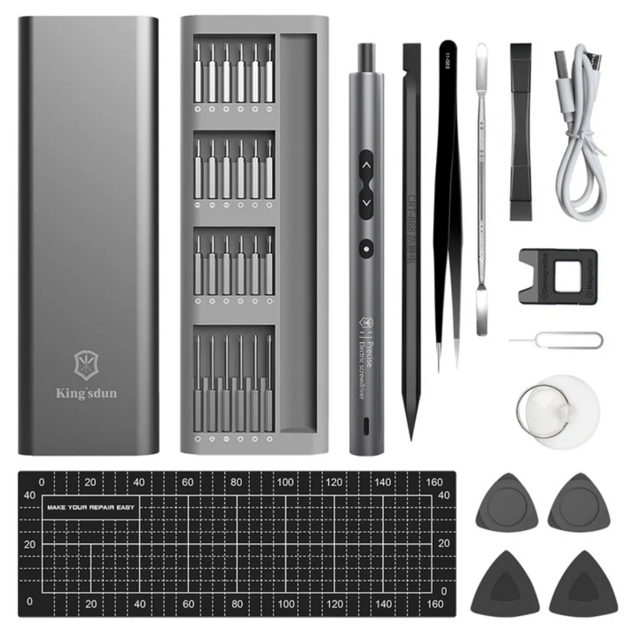 Wielofunkcyjny elektryczny śrubokręt 62 w 1, mocny