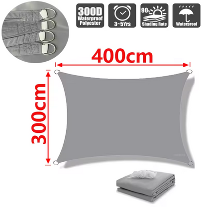 Lekki Poliesterowy Żagiel Przeciwsłoneczny Wodoodporny