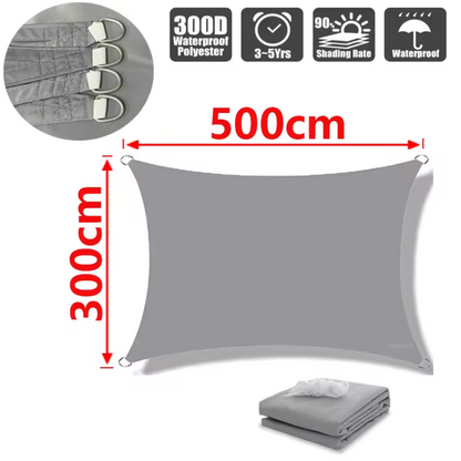 Lekki Poliesterowy Żagiel Przeciwsłoneczny Wodoodporny