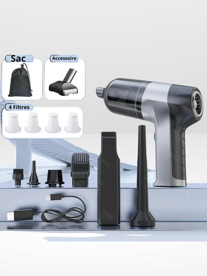 Bezprzewodowy, mocny i lekki odkurzacz samochodowy