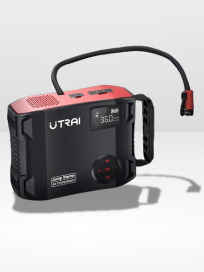 Kompaktowa i praktyczna pompa do opon 4 w 1