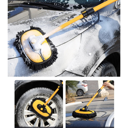 Telescopowa i miękka szczotka do czyszczenia samochodu