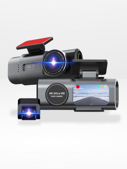 Kamera samochodowa 4K Full HD z ciągłym nagrywaniem