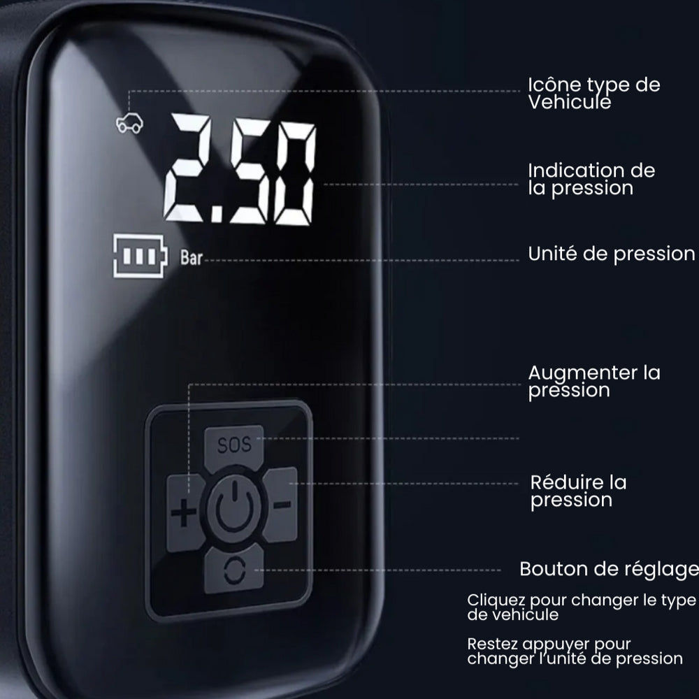 Przenośna Bezprzewodowa Kompresor Powietrza z Akumulatorem