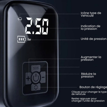 Przenośna Bezprzewodowa Kompresor Powietrza z Akumulatorem