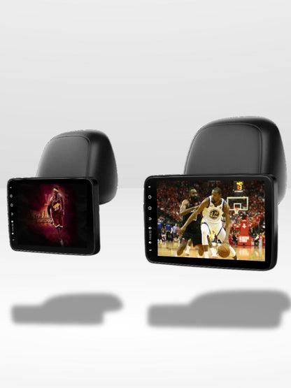 Przenośny ekran samochodowy Bluetooth z zagłówkiem