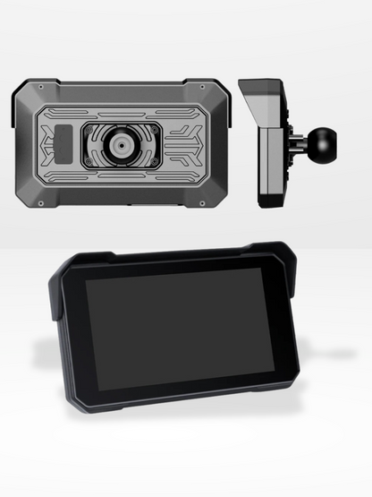 Wodoodporny i uniwersalny ekran GPS do motocykla z CarPlay