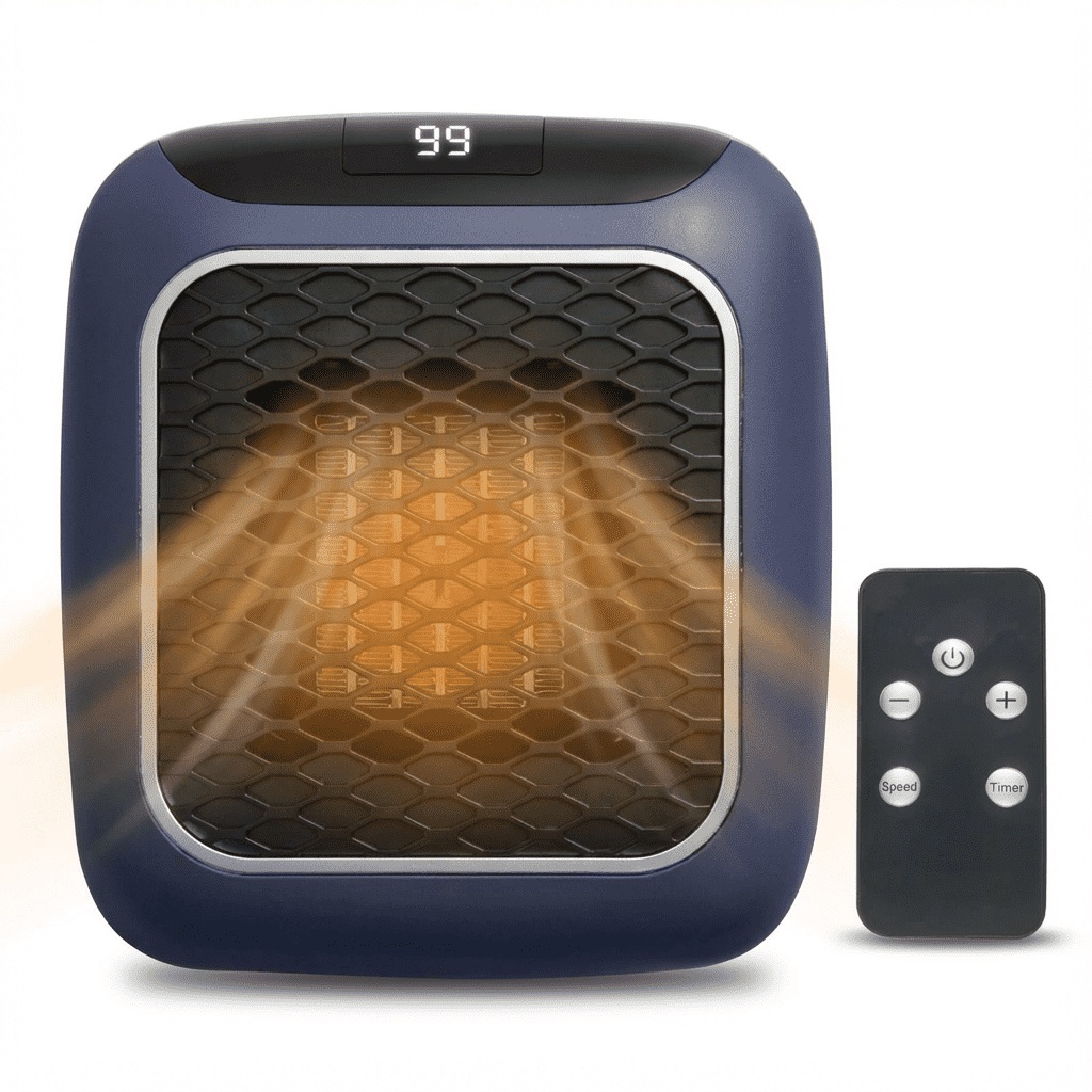 Przenośny grzejnik elektryczny - kompaktowy grzejnik ścienny