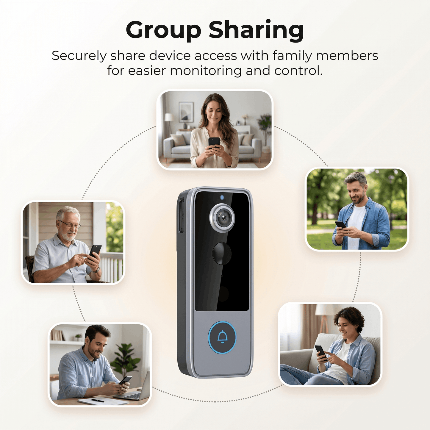 Zmień bezpieczeństwo swojego domu dzięki dzwonkowi do drzwi Marcherelle z kamerą bez abonamentu