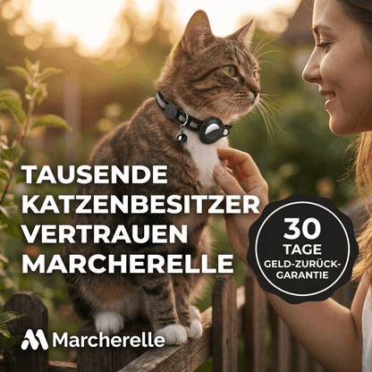 Macherelle™ – obroża GPS dla kota bez abonamentu | Kompatybilna z iOS i Android