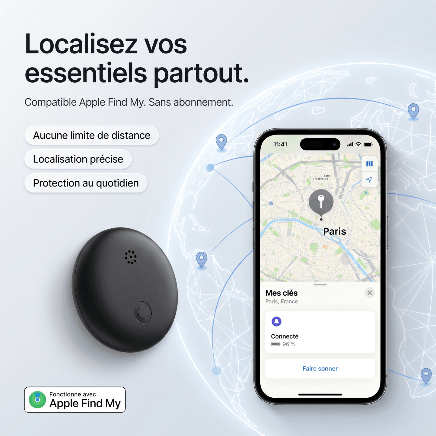 Marcherelle – Traceur GPS Sans Abonnement | Compatible Android & iOS