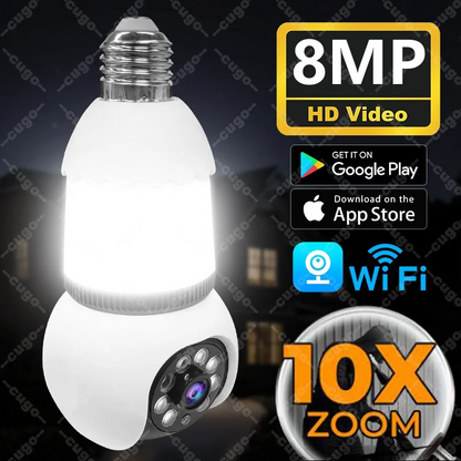 Marcherelle™ – Kamera bezpieczeństwa z kolorową lampą LED