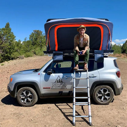 Namiot Dachowy dla 2 Osób do Samochodu z Twardym Zamknięciem