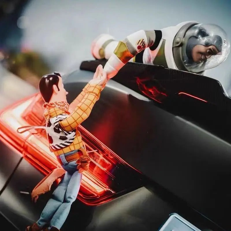 Pluszowa Zabawka Disney Woody i Buzz do Zawieszenia w Samochodzie