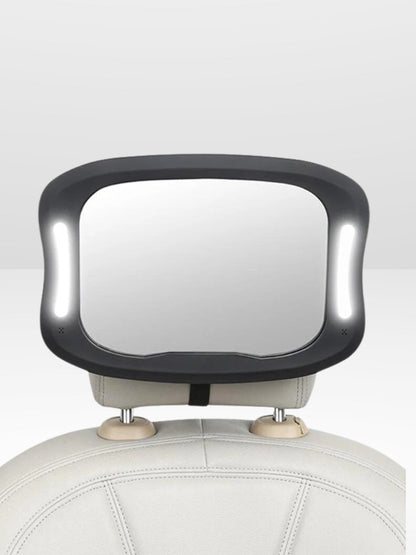 Lusterko do Monitorowania Niemowlaka w Samochodzie z LED