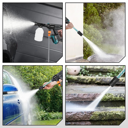 Przenośna myjka wysokociśnieniowa 220 barów, mocna 5 w 1