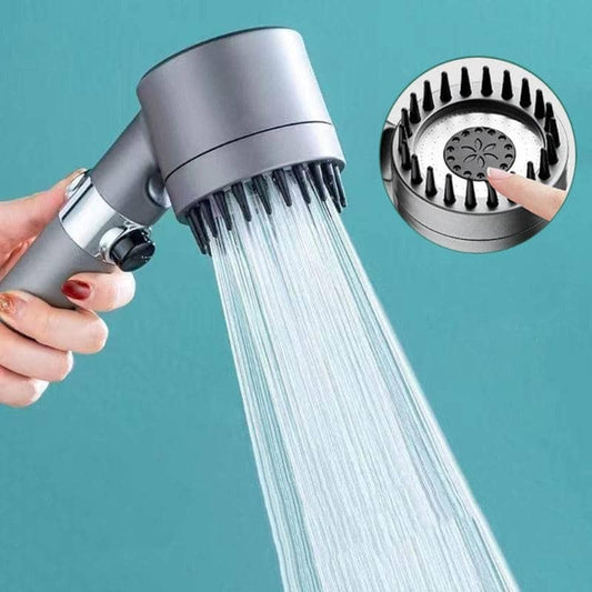 Pommeau de Douche Économe Haut Débit 4 en 1 - Santeova