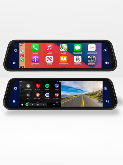 Lusterko z kamerą 4K przód/tył z CarPlay i nagrywaniem