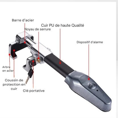 Pałka bezpieczeństwa z alarmem antykradzieżowym do samochodu