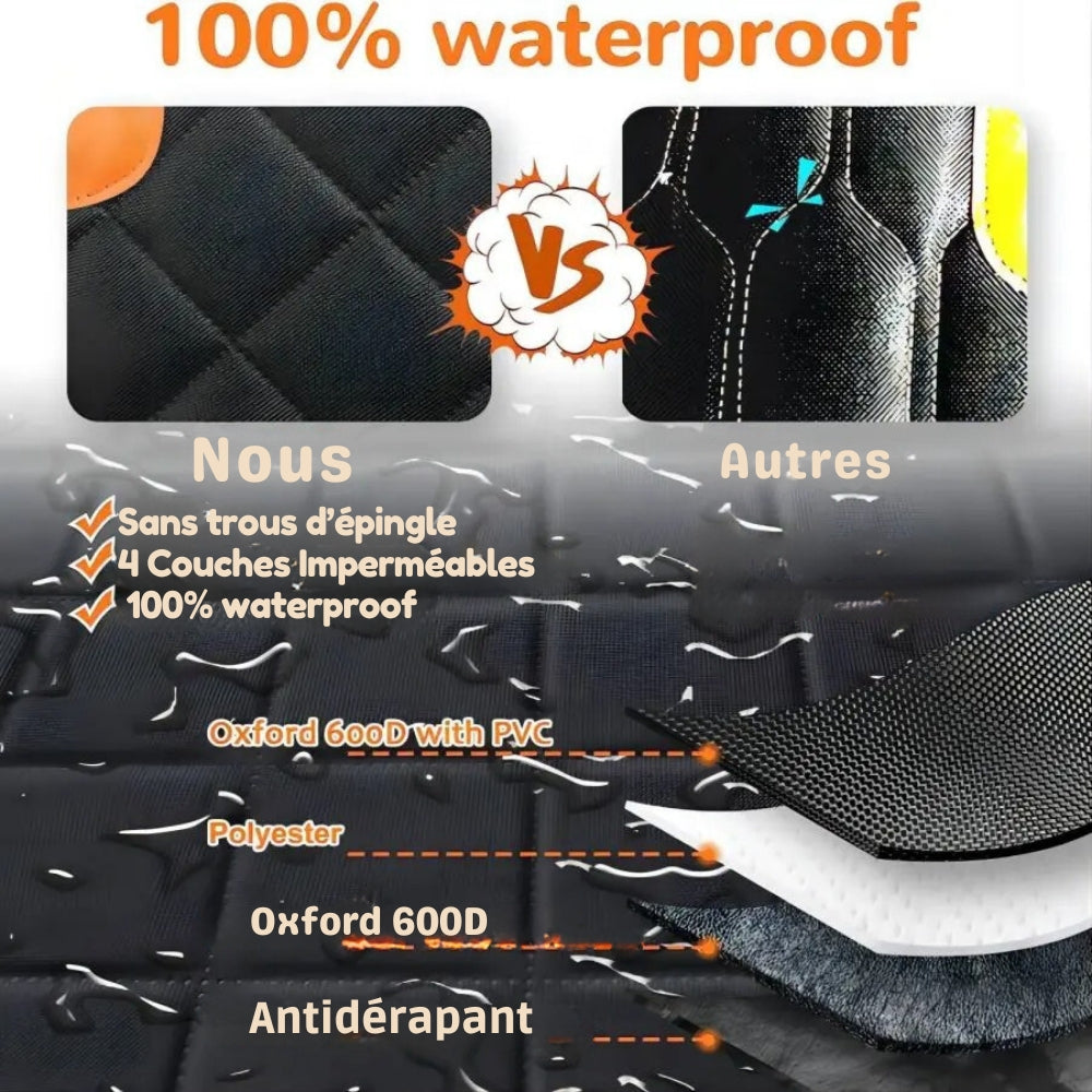 Pokrowiec na tylną kanapę do samochodu, ochronny i wodoodporny