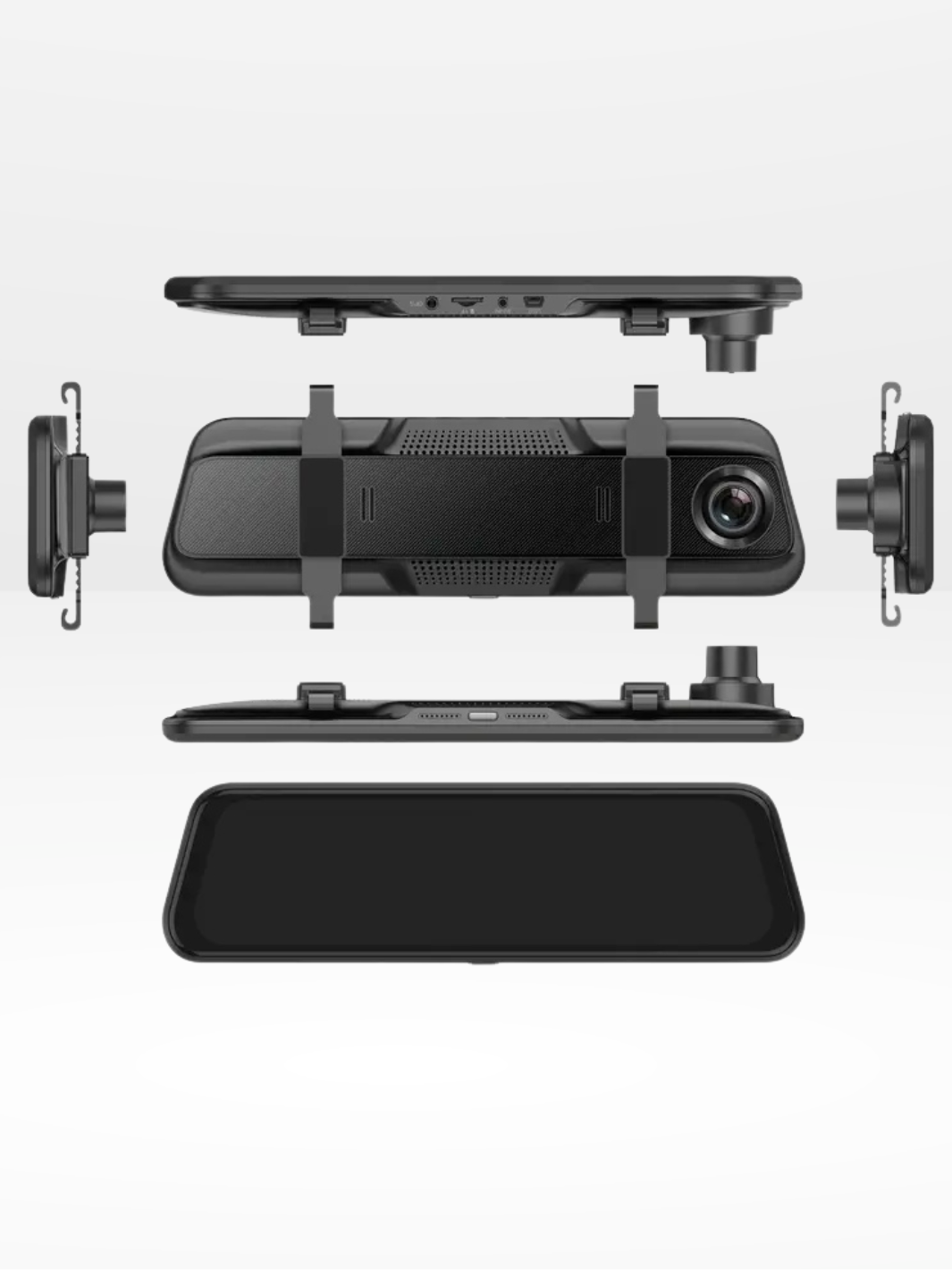 Lusterko z kamerą 4K przód/tył z CarPlay i nagrywaniem
