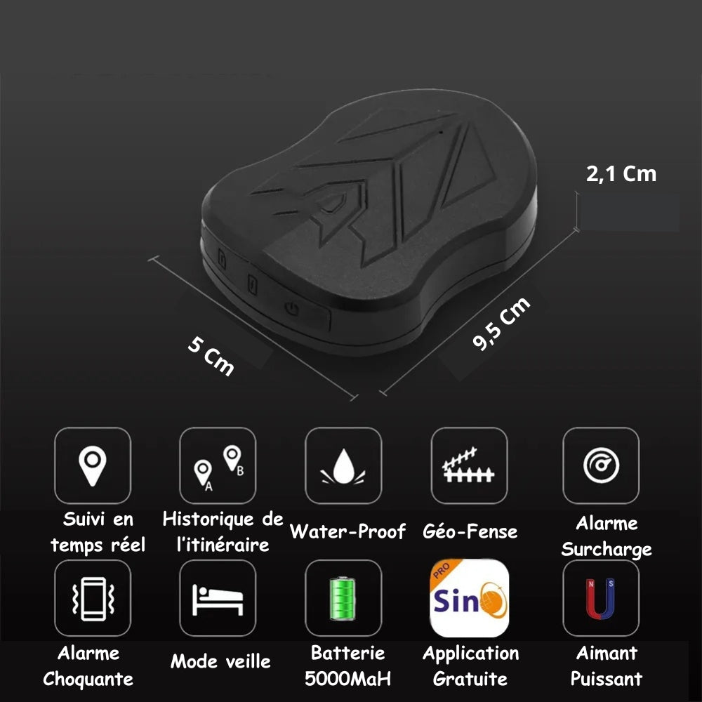 Lokalizator GPS do samochodu 4G z długim czasem pracy baterii